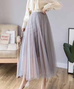ロングスカート | チュールスカート ロング ふんわり 夏