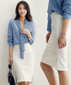 スカート | タイトスリット セクシーAライン 通勤 ハイウエスト 無地 レディース オフィス OL 膝丈大きいサイズ