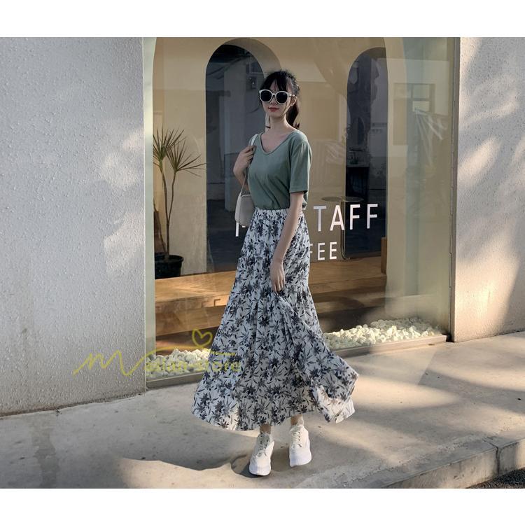 スカート | レディース シフォン フレア マキシ ロングウエストゴム マキシゆったり 普通着 お出かけ お呼ばれ カジュアル 通勤通学 リゾート