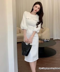 タイト | ワンピースタイトワンピース五分袖 上品 セクシー高級感 ワンピース タイトワンピース ヒップアップ スリム 美ライン エレガント お呼ばれ シルエット
