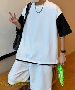 Tシャツ | Tシャツ メンズ 半袖 重ね着風 レイヤード 無地 ゆったり クルーネック カットソー 20代 30代 おしゃれ 無地 大きいサイズ シンプル 40代 カジュアル お出かけ