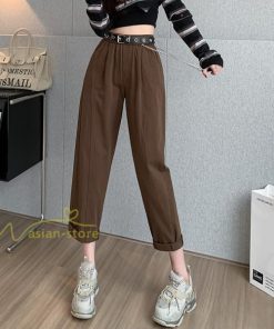 ワイドパンツ | レディース ロング丈 ストリート風 ロングパンツ シンプル 秋冬コーデ 体型カバー ウエストゴム お出かけ ポケット ハイウエスト ゆったり