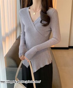 ニット・セーター | カットソー ニット レディース リブニット 長袖 秋冬 春 トップス スリム ストレッチ インナー 無地 着痩せ 通学通勤 長袖カットソー 長袖ニット プルオーバー