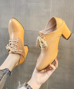 オックスフォードシューズ | ポインテッドトゥ レディース チャンキーヒール レースアップ マニッシュシューズ サボサンダル パンプス かかとが踏める シューズ
