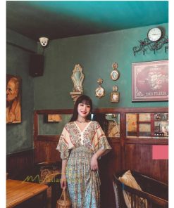 マキシ | ワンピース レディース 40代 春秋 キレイめ マキシ丈ワンピース ロング丈 Aラインワンピース ゆったり エスニック風 上品 上品 着痩せ オシャレ レトロ風 2021作