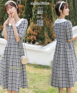 マキシ | ワンピース レディース きれいめ フォーマルワンピース 結婚式 ドレス 二次会 膝丈ワンピース 40代 卒業式 入学式 通勤 カジュアル 20代30代 上品 OL チェック柄