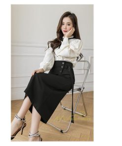 スカート | ボトムス レディース きれいめ 春夏 タイト秋服 2021 おしゃれ 膝丈 ハイウエスト 体型カバー お洒落 上品 通勤 OL カジュアル 20代30代40代