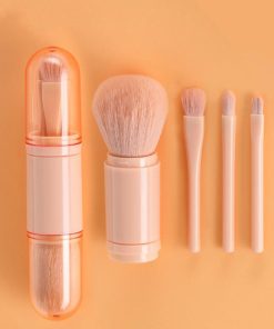 その他小物 | 一体型 蓋付き メイクブラシ 4本セット