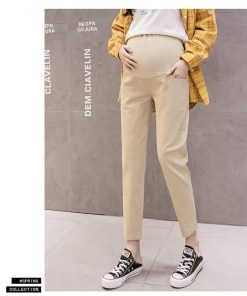 パンツ レギンス | マタニティパンツ 綿パンツ ママボトムス マタニティテーパードパンツ マタニティ服 アジャスター M L XL XXL ブラック カーキ ピンク ボト ホワイト ベージュ