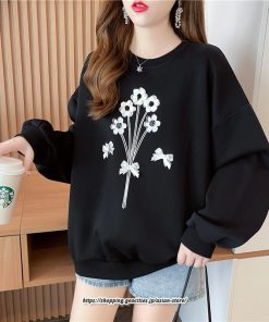 パーカー | スウェット トレーナー トップス 長袖 クルーネック 丸首 裏毛 ゆったり レディース 訳あり 送料無料 韓国 秋冬 おしゃれ 大きいサイズ トップス