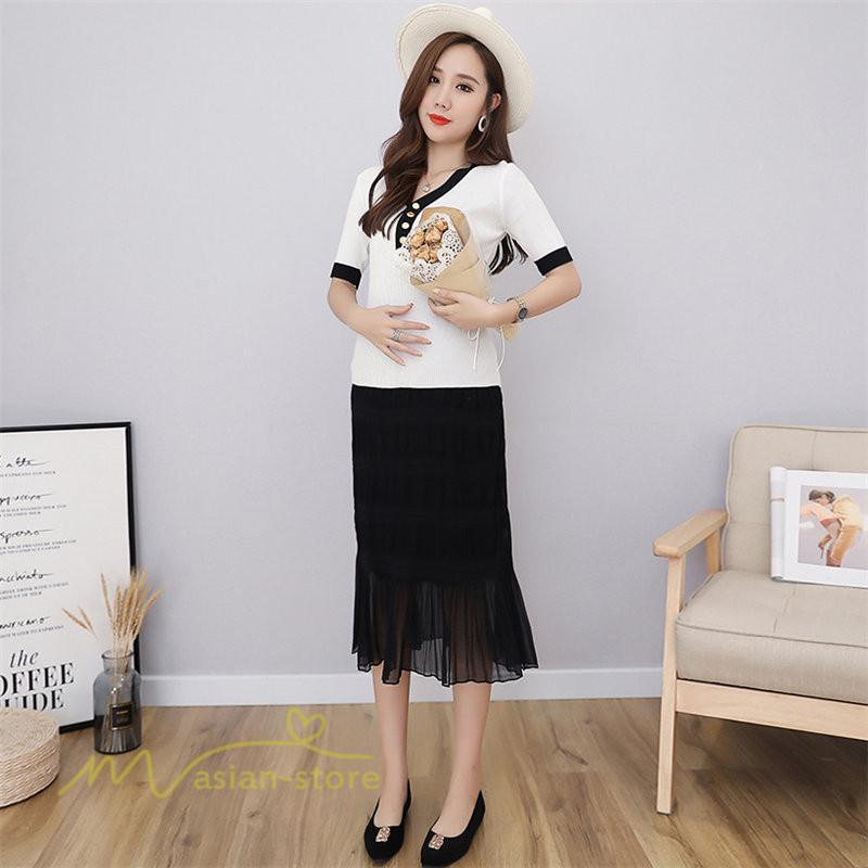 スカート | マタニティレディース Aラインロング丈 マタニティウェア 妊婦服 カジュアル 体型カバー 春 夏 ゆったり マタニティ ウエスト調整