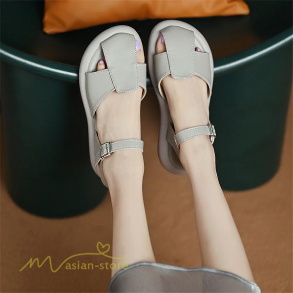 サンダル ミュール | サンダル レディース 夏サンダル サマーサンダル 美脚 ベルトデザイン サマーシューズ 楽なサンダル おしゃれ トレンド 2022 ふんわりした カジュアル
