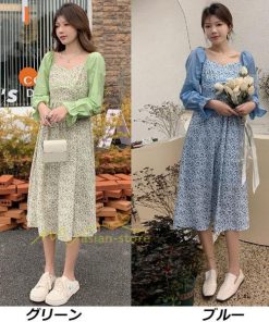 マキシ | ワンピース レディース ゆったり 長袖 オシャレ 呼ばれ 韓国風 二次会 同窓会 通勤 ロング丈 新春 カジュアル 体型カバー 20代30代40代 着痩せ きれいめ ロング