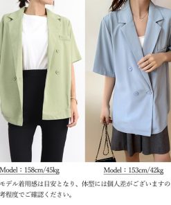 テーラードジャケット | 半袖テーラードジャケットオルチャン夏新作