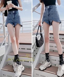 ショートパンツ | レディース デニム 短パン ジーンズ ボトムス 20代30代40代 カジュアル お出かけ 通勤通学 韓国風 ファッション 上品 着痩せ