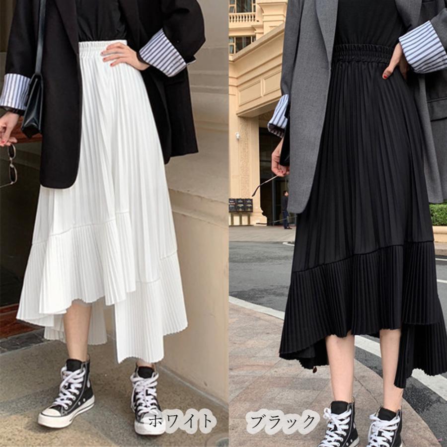 ロングスカート | プリーツ 切り替え 夏