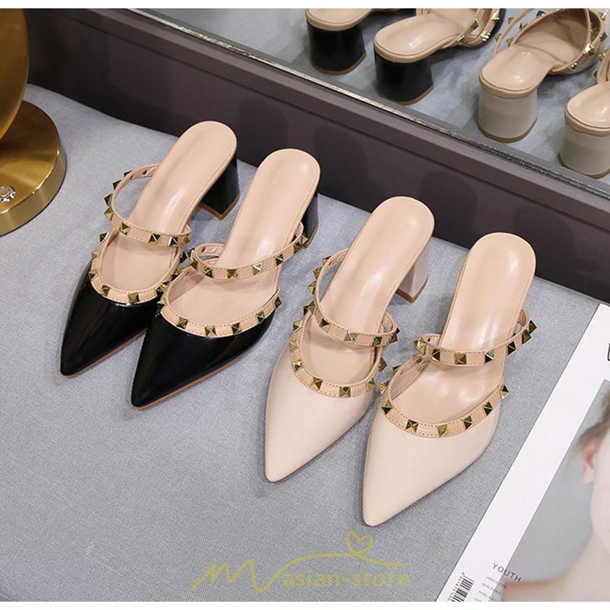 パンプス | サンダル レディース ストラップ ハイヒール 太めヒール 痛くない 6cmヒール 脱げない ブラック 黒 20.5-25cm ベージュ 小さいサイズ 美脚