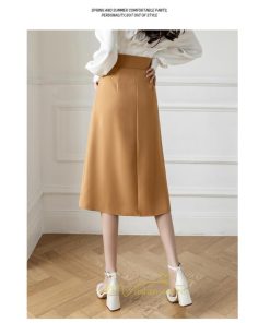 スカート | レディース ロング フレア 黒 Aライン 秋冬 ミモレ ハイウエスト 体型カバー キレイめ オシャレ フェミニン 着痩せ 通勤 お出かけ 可愛い 通学