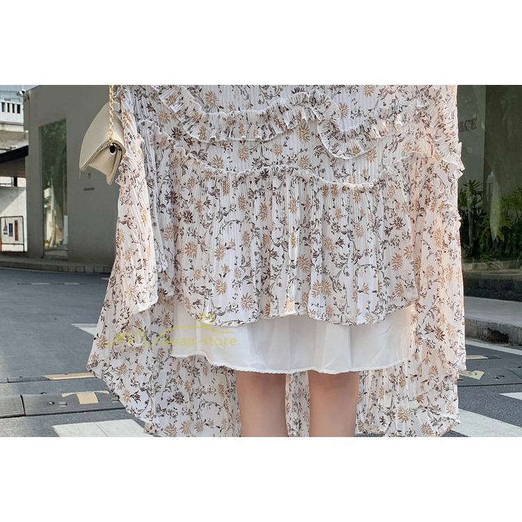 スカート | ロング 秋 花柄 柔らか ボトムス レディース ロングマキシ丈 シンプル 無地 カジュアル 着痩せ コーデ 春 30代 秋20代 40代 50代 夏物 夏