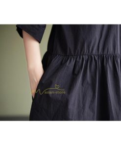 マキシ | 【大人風ロングワンピ】ワンピース レディース 夏 シンプル 無地 大人 通勤着 ロングワンピース ゆったり 20代30代40代 2022 お出かけ 着痩せ カジュアル 上品