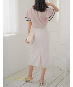 tシャツ・カットソー | トップス Tシャツ レディース 半袖 クルーネック ゆったり おしゃれ ブラウス 着痩せ 春 夏 秋 新作 L M 可愛い スカラップ袖 カジュアルTシャツ 無地