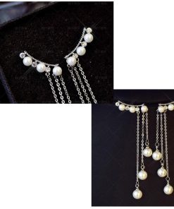 その他アクセサリー | 大ぶり 人気 揺れる ロング ジュエリー アクセサリー レディース ピアス ピアス チェーン フェイクパール ピアス