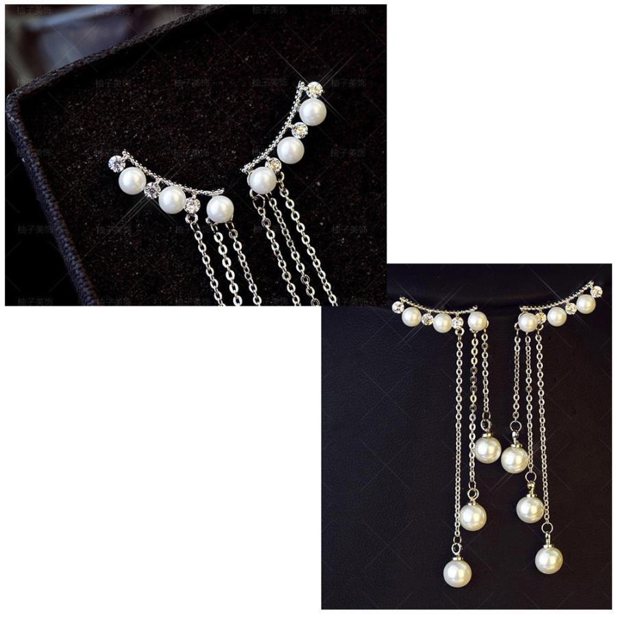 その他アクセサリー | 大ぶり 人気 揺れる ロング ジュエリー アクセサリー レディース ピアス ピアス チェーン フェイクパール ピアス