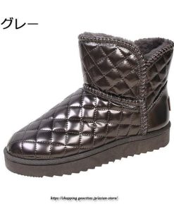 ブーツ | ムートンレディース 靴 スノーシューズ ショート裏ボア 裏起毛 秋冬 防寒 シューズ あったか 歩きやすい 20代30代40代50代