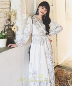 マキシ | マキシワンピース ロングワンピース レディース 夏 秋 長袖 紺 ゆったり Aライン 花柄プリント きれいめ リゾート 大人 20代 母 40代 同窓会 二次会 ママ 30代