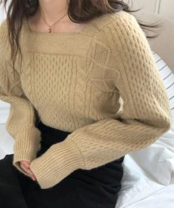 ニット・セーター | 韓国 ケーブルニット レディース 秋冬