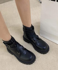 ショートブーツ | 厚底 レディース 美脚