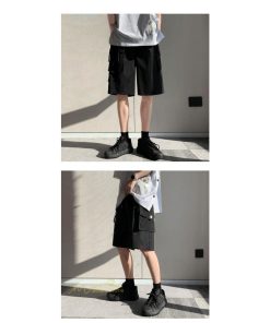 ショート、ハーフパンツ | パンツ ハーフパンツ メンズ 男性着 おしゃれ ボトムス ポケット カジュアルパンツ ショートパンツ ブラック 大きいサイズ 夏コーデ カッコイイ 2021 XXL 新作