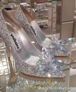 パンプス | ハイヒール 人工水晶 きらきら キレイめ ヒール5cm7cm9cm ポインテッドトゥ レディース 夏 サンダル 痛くない 美脚 ピンヒール 歩きやすい お出かけ