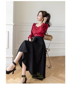 スカート | レディース ロング ミモレ フレアAライン ロング着痩せ 通勤 通学 オフィス OL オシャレ キレイめ カジュアル 20代30代40代50代