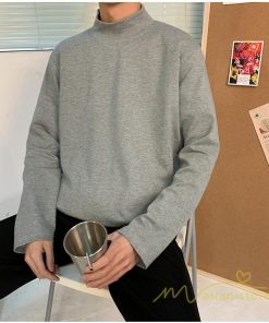 Tシャツ | ロンT メンズ ロング長袖モックネック ティーシャツ カットソー メンズ Tシャツ 長袖 カットソー 20代 30代 50代 おしゃれ 40代 メンズスタイル