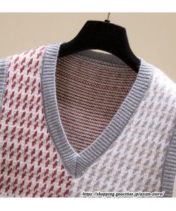 ベスト | ニットレディース トップス Vネック タンクトップ ノースリーブ 袖なし インナー ニット 女ニット 20代30代 重ね着風 レイヤード風 セーター