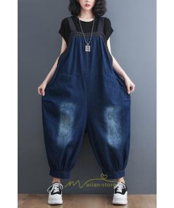 オーバーオール サロペット | オールインワン レディース ロング丈 サロペット スウェット ルームウェア パンツ デニム リラックス 大きいサイズ 旅行 ゆったり 韓国ファッション