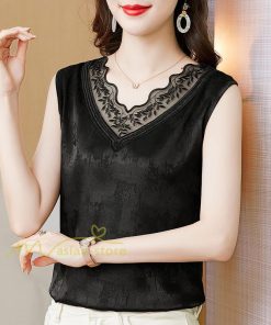 キャミソール タンクトップ | タンクトップ キャミソール レディース 夏 春 20代 30代 40代 ノースリーブ Ｖネック Ｖネックタンク レース付き 母 快適 インナー カシュクール カジュアル