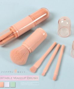 その他小物 | 一体型 蓋付き メイクブラシ 4本セット