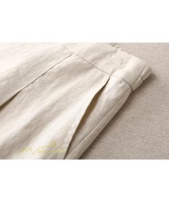 ワイドパンツ | パンツ レディース ロング丈 コットン 麻混 カジュアル 無地 40代 50代 リネン 夏 秋 カジュアル ロングパンツ 大きいサイズ 30代 20代 3色 上品