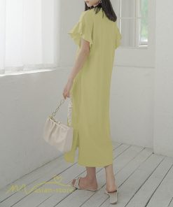 ミディアム | ワンピース Tシャツ レディース カットソー 無地 半袖 膝丈 サマー 40代 カジュアル 夏ワンピース 20代 30代 春 Aラインワンピース 夏 ゆったり 秋 落ち感