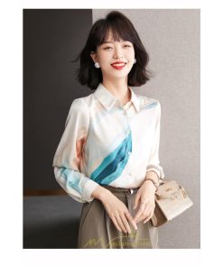 シャツ・ブラウス | ブラウス シャツ レディース 長袖 トップス 羽織り 秋 冬 綺麗  おしゃれ キレイめ 可愛い 着痩せ お出かけ 40代 上品 50代 オシャレ 30代 20代 優雅