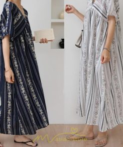 マキシ | ロングワンピース 半袖ワンピース 30代40代 大人 夏ワンピース 50代60代 海 旅行 シフォンワンピース 涼しい 羽織り 花柄 ゆったり 可愛い ビーチ マキシ丈