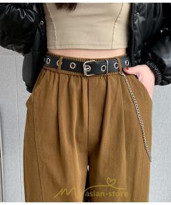 チノ・テーパード・ジョガー・スキニーパン | テーパードパンツ レディース 50代 40代 30代 20代 春 夏 秋 冬 ロング コットン ベルト付き 快適 お出かけ 着痩せ 楽チン カジュアル 体型カバー