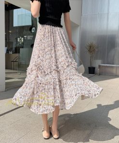 スカート | ロング 秋 花柄 柔らか ボトムス レディース ロングマキシ丈 シンプル 無地 カジュアル 着痩せ コーデ 春 30代 秋20代 40代 50代 夏物 夏