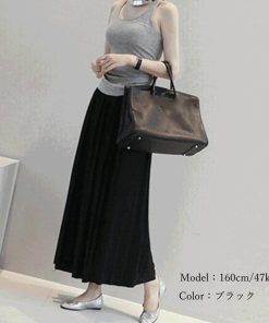 ロングスカート | 新作 マキシスカート フレアスカート黒 ボトムス プリーツスカート 着やせ ロング丈 Aラインスカート 春夏秋 レディース