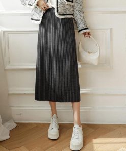 ロングスカート | タイトスカート プリーツスカート 韓国風