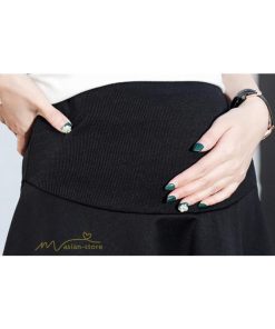 スカート | マタニティレディース ミニショート丈 無地 Aライン 着痩せ 大きいサイズ フレア 上品 ゆったり おしゃれ マタニティウェア 無地