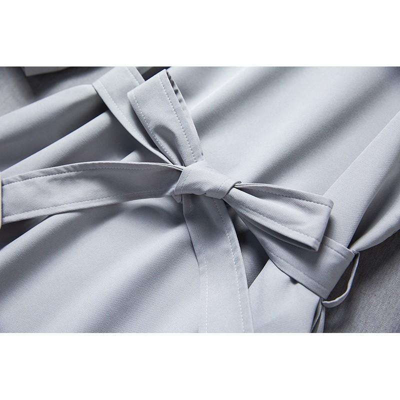 ミニ丈 | ワンピース 夏 レディース ミニワンピース Aラインワンピース 可愛い 無地 グレー 低身長 五分袖 セクシー 大人 スリム 肩出し