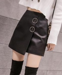 タイトスカート | レザー スカート 台形スカート ミニスカート レディース ボトムス
